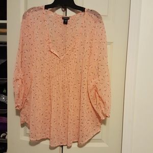 Torrid-Super cute floral print blouse, 2x